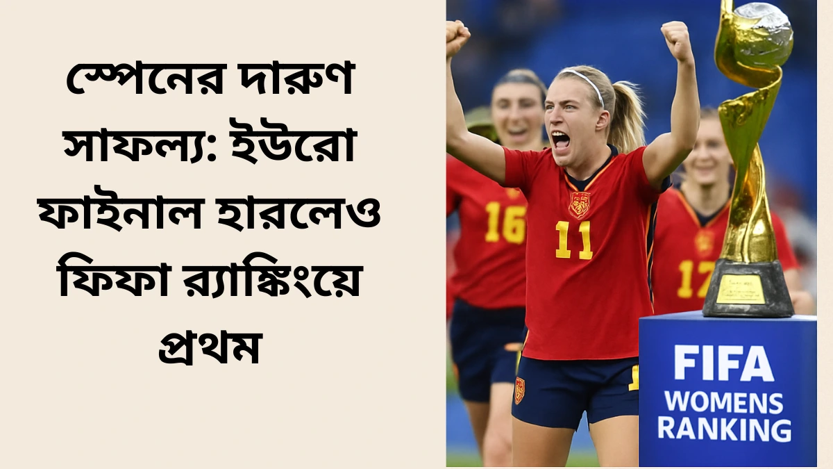 স্পেনের দারুণ সাফল্য: ইউরো ফাইনাল হারলেও Fifa Ranking প্রথম